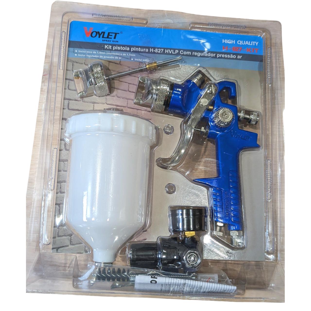 קיט מרסס אקונומי כוס עליון VOYLET H827 1.4+1.7+ווסת מרססי צבע ואביזרים VOYLET אמנון ברגמן מסחר בע"מ