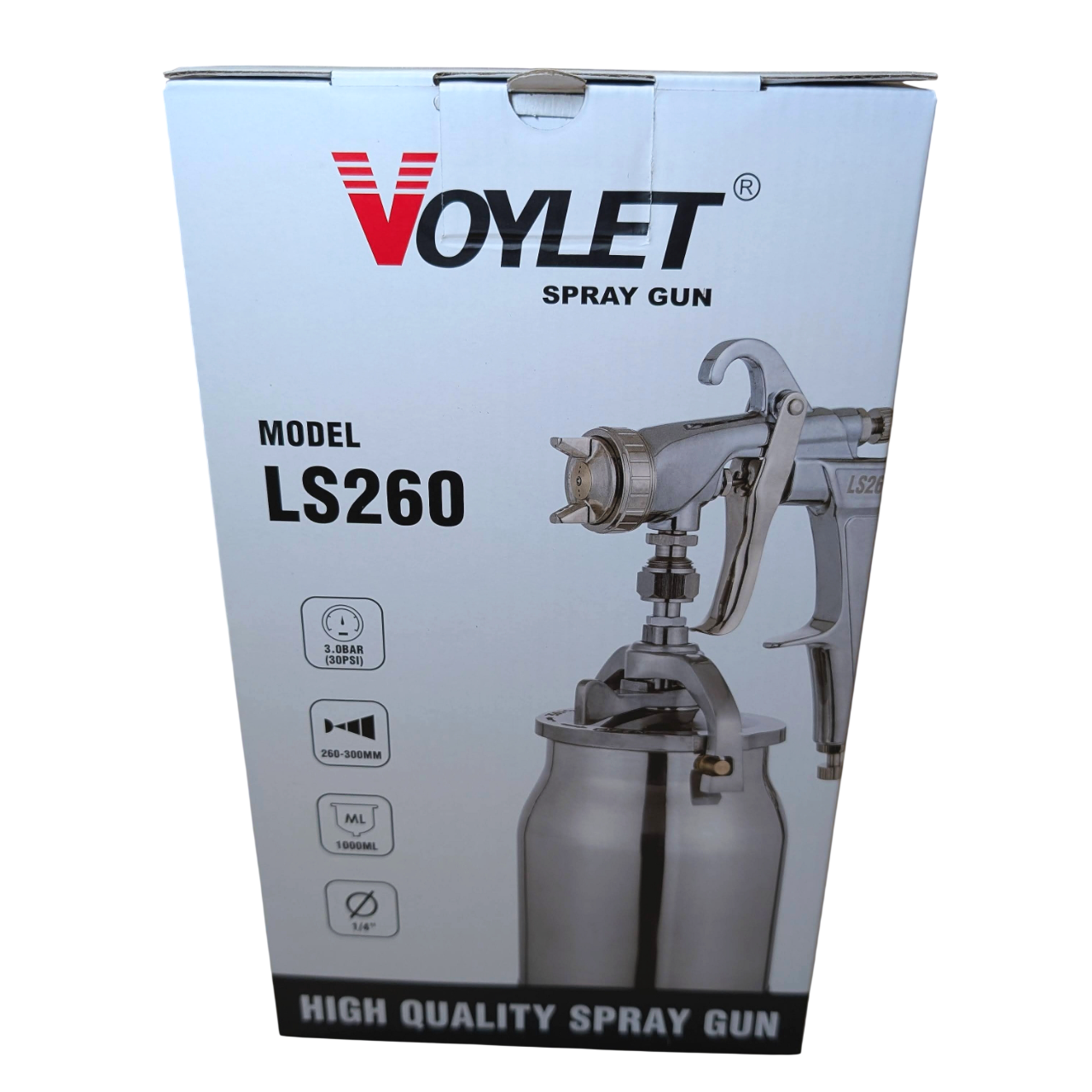 מרסס מקצועי כוס תחתון VOYLET LS260 דיזה 1.7 מ"מ מרססי צבע ואביזרים VOYLET אמנון ברגמן מסחר בע"מ