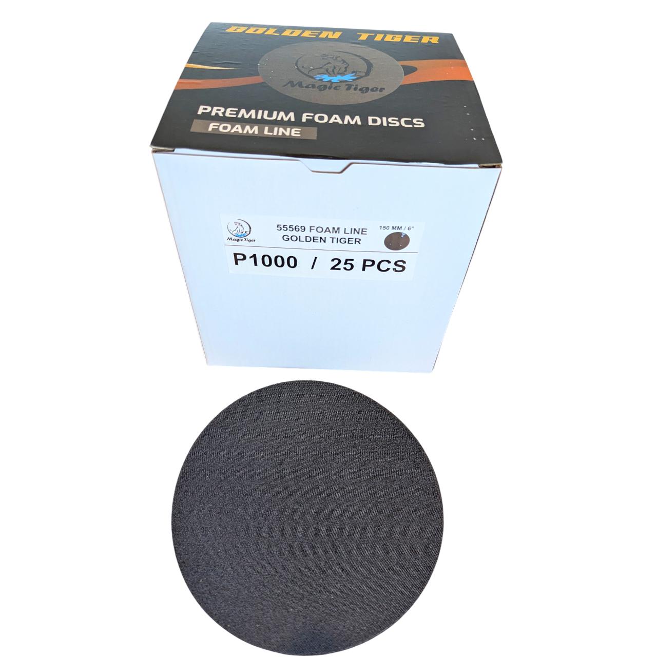 דיסקיות מג'יק ספוג עבה גרעינים P1000-P3000 FOAM-LINE מוצרי ליטוש ואביזרים MAGIC-TIGER אמנון ברגמן מסחר בע"מ