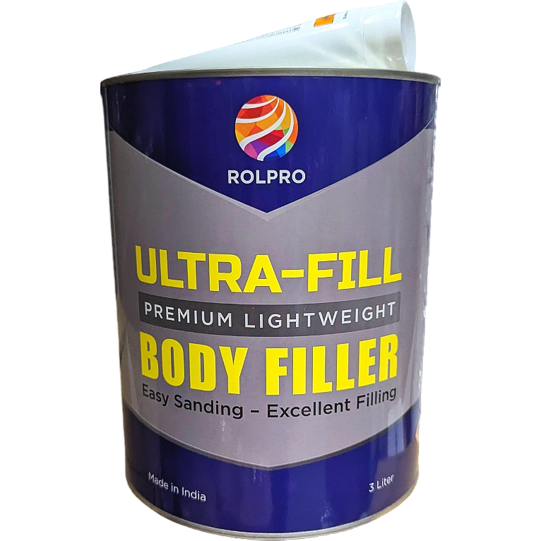 חומר פחחים ULTRA-FILL פרמיום 3L+מקשה כחול ROLPRO חומרי פחחות ROLPRO אמנון ברגמן מסחר בע"מ