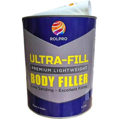 חומר פחחים ULTRA-FILL פרמיום 3L+מקשה כחול ROLPRO חומרי פחחות ROLPRO אמנון ברגמן מסחר בע"מ