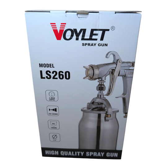 מרסס מקצועי כוס תחתון VOYLET LS260 דיזה 1.7 מ"מ מרססי צבע ואביזרים VOYLET אמנון ברגמן מסחר בע"מ
